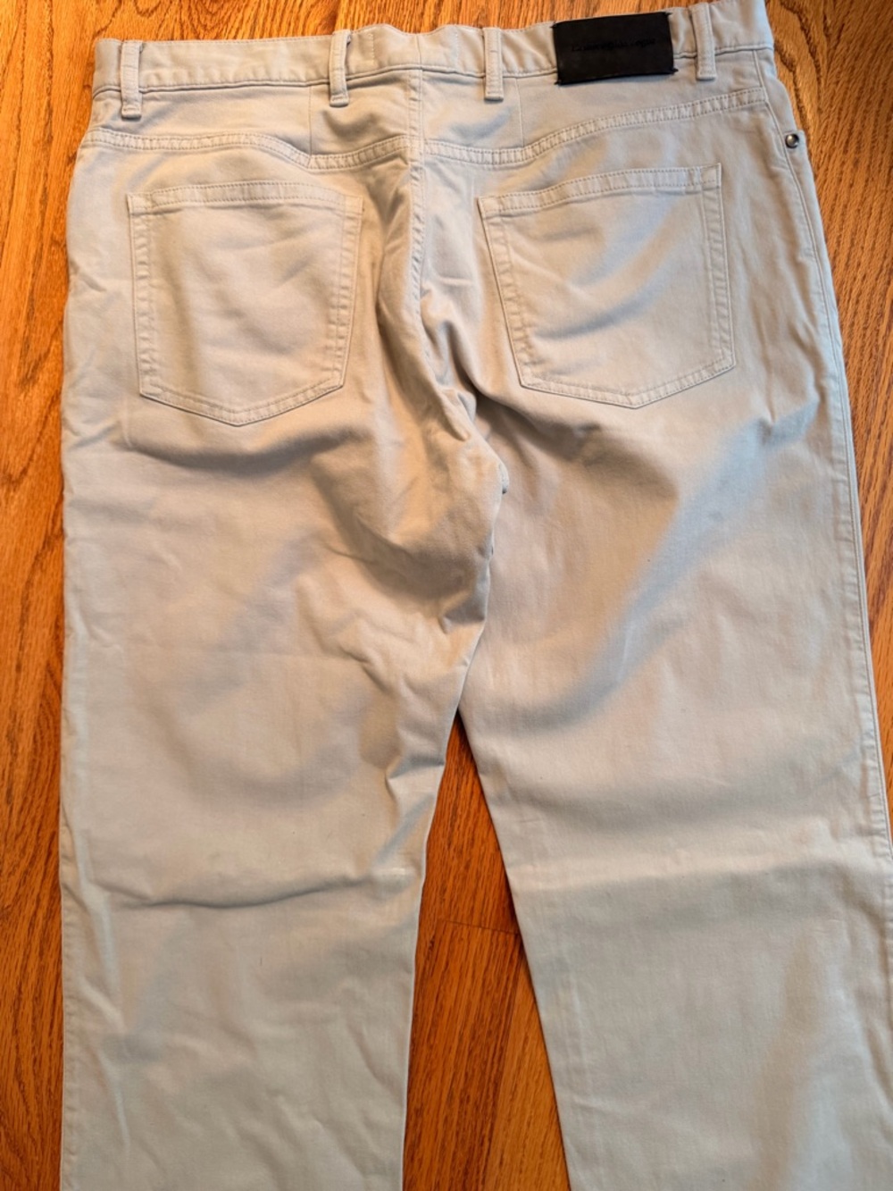Ermenegildo Zegna Men's Grey Cotton Blend 5 Pocket Chino Pants Size 38 x 34 - Picture 8 of 15